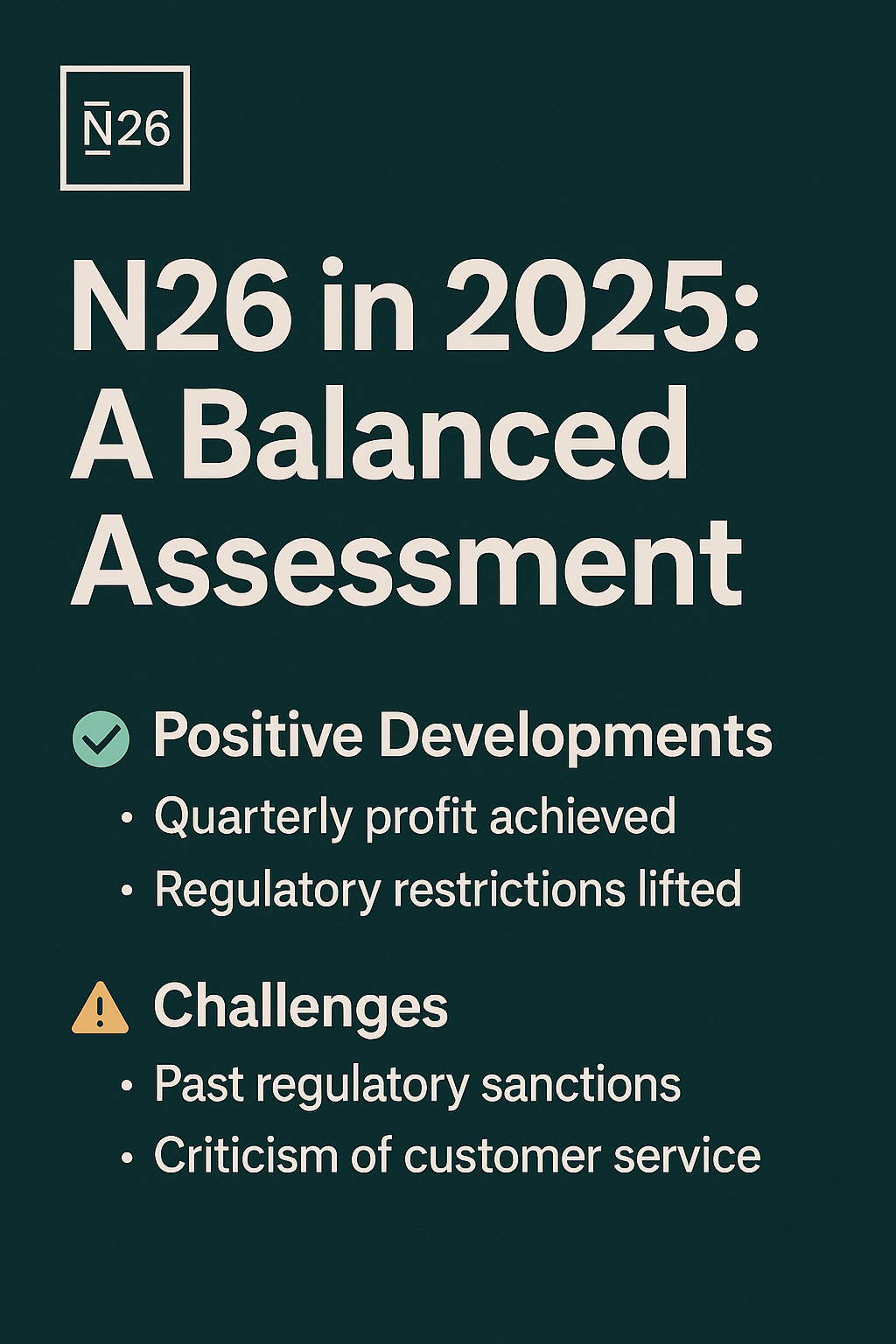 State of N26 – Strategic Analysis & Outlook (June 2025)