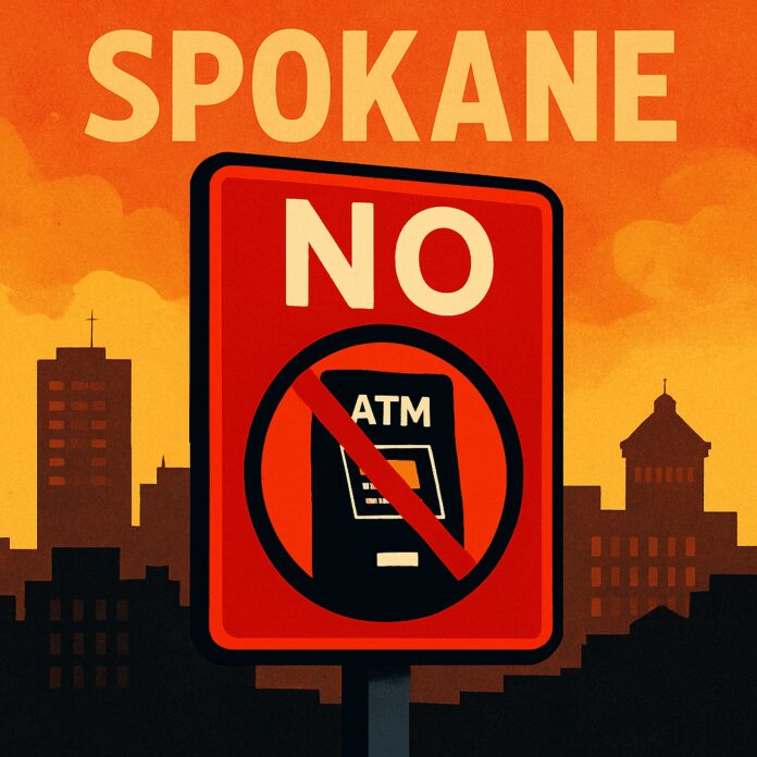 Spokane City Council has banned crypto ATM