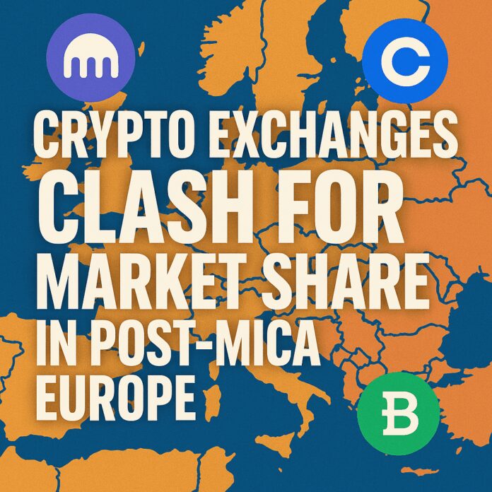 Crypto Exchanges Clash for Market Share in Post-MiCA Europe