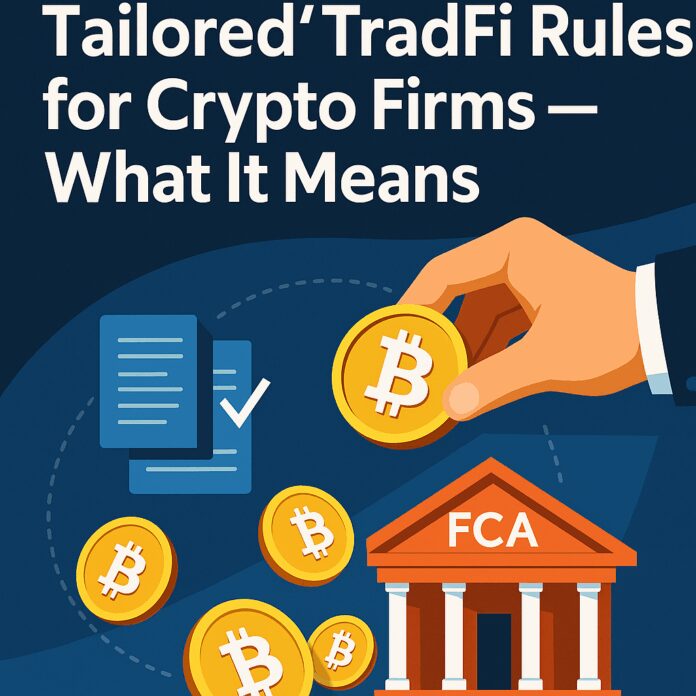 UK FCA Proposes “Tailored” TradFi Rule