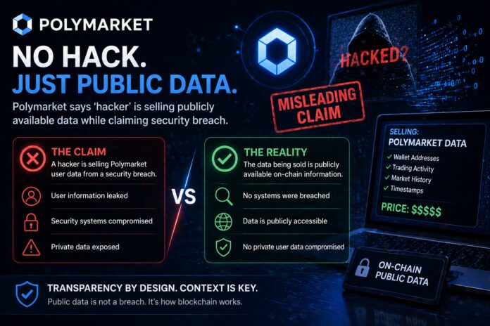 Dark infographic showing a balance between decentralization and control, with a crypto “freeze” button highlighting governance and compliance risks in DeFi.